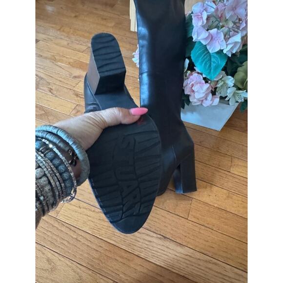 STUART WEITZMAN BLACK KNEE HIGH BOOT 10M (1400 - Picture 6 of 8